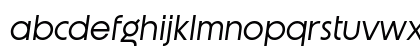 Unigeo64 Trial Italic Lowercase Preview