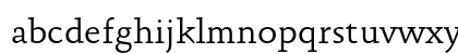 Absara Light Regular Lowercase Preview