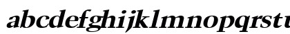 HornExtended BoldItalic Lowercase Preview