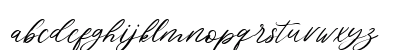 Bready Italic Lowercase Preview