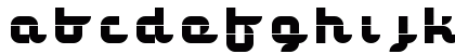Structurosa Script Regular Lowercase Preview