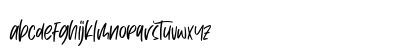 Dark Phoenix Regular Lowercase Preview