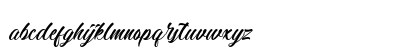 Calingham Regular Lowercase Preview