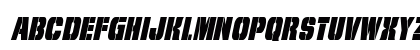 From BOND With Love Condensed Italic Lowercase Preview