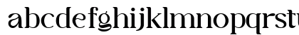 Yustika Regular Lowercase Preview