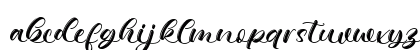 Qimberly Regular Lowercase Preview