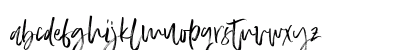 Slabor Brush Regular Lowercase Preview