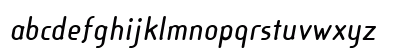 Cineplex LT Bold Italic Lowercase Preview