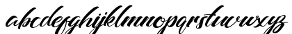 Barcely Regular Lowercase Preview