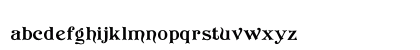 Koster Semi-Swash Regular Lowercase Preview