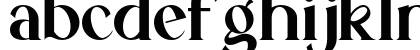 Qaligo Regular Lowercase Preview