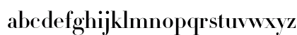 Didot HTF-B24-Bold Lowercase Preview