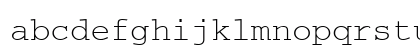 .VnCourier Normal Lowercase Preview