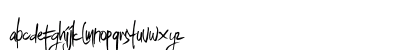The Darkthing Demo Font Preview
