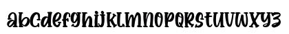 Deliosa Regular Lowercase Preview