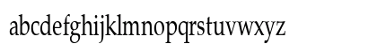 PaduaCondensed Regular Lowercase Preview