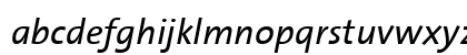 TheSans Italic Lowercase Preview