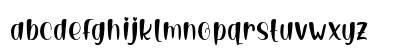 Wavering Regular Lowercase Preview