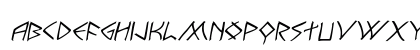 Rune Slasher Expanded Italic Expanded Italic Lowercase Preview