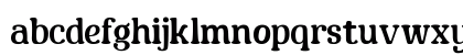 Minguwest Regular Lowercase Preview