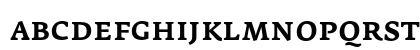 FedraSerifA MediumSC Lowercase Preview