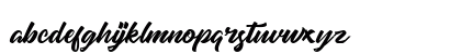 High Amelliya Regular Lowercase Preview