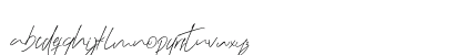 Black Angel Regular Lowercase Preview