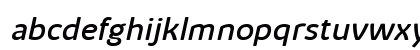 Kabrio Alternate Italic Lowercase Preview
