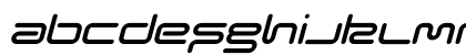 Euphoric Heavy Italic Lowercase Preview