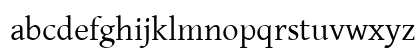 Gentium Basic Regular Lowercase Preview
