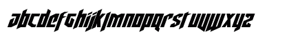 Deathshead Expanded Italic Expanded Italic Lowercase Preview