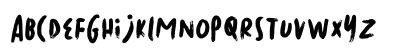 PARIS REBEL Regular Lowercase Preview