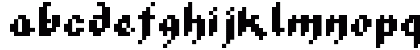 01Organix Bold Lowercase Preview