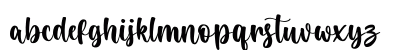 Tuberosa Regular Lowercase Preview