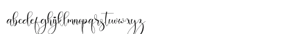 Romantica Regular Lowercase Preview