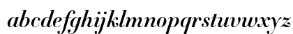Didot HTF-B16-Bold-Ital Lowercase Preview
