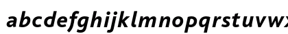 BlissPro Italic Lowercase Preview