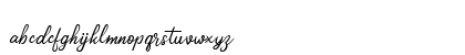 Carolisa Regular Lowercase Preview