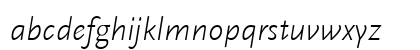 Scala Sans Light Italic Lowercase Preview