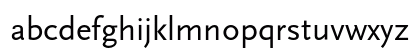 Scala Sans Regular Lowercase Preview