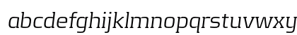Kontrapunkt Light Italic Lowercase Preview
