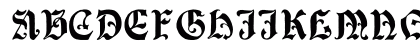 Equimanthorn Regular Lowercase Preview