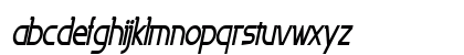 PersiaThin BoldItalic Lowercase Preview