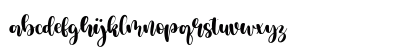 Milcandy Regular Lowercase Preview
