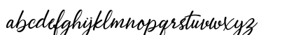 Abellaice Regular Lowercase Preview