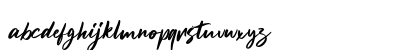 Brushter Regular Lowercase Preview