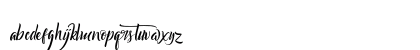Bareken Regular Lowercase Preview