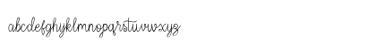 Yulisa Regular Lowercase Preview