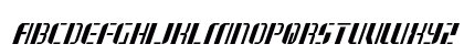 Jetway Condensed Italic Condensed Italic Lowercase Preview