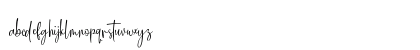 Histerya Regular Lowercase Preview
